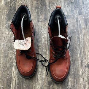 Iron Age Rugged Protection Men's Brown Leather Boots Size 12EE